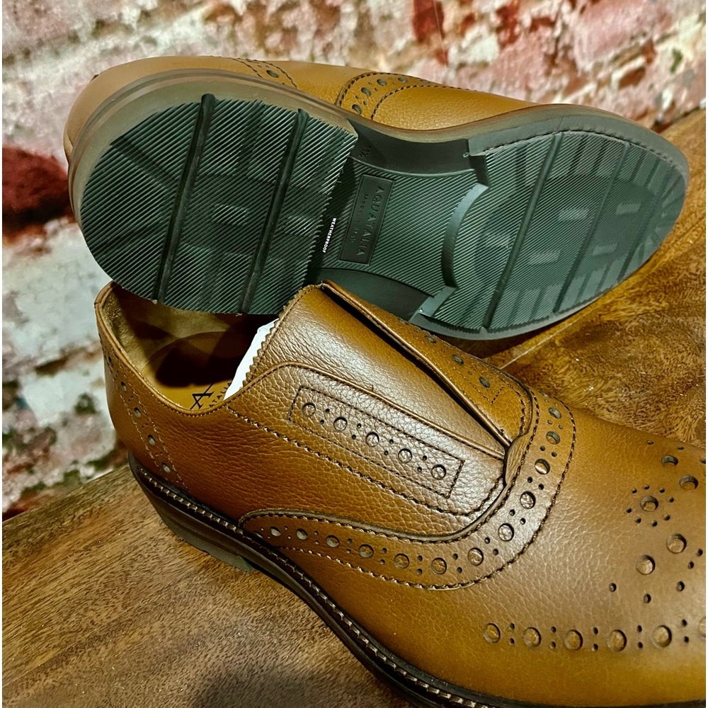 BRAND NEW MEN'S AQUATALIA WEATHERPROOF OXFORD. WITH BAG SIZE 10.5 (LACELESS) - Picture 8 of 9